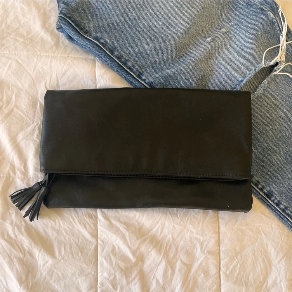 Monat Black Bag Clutch